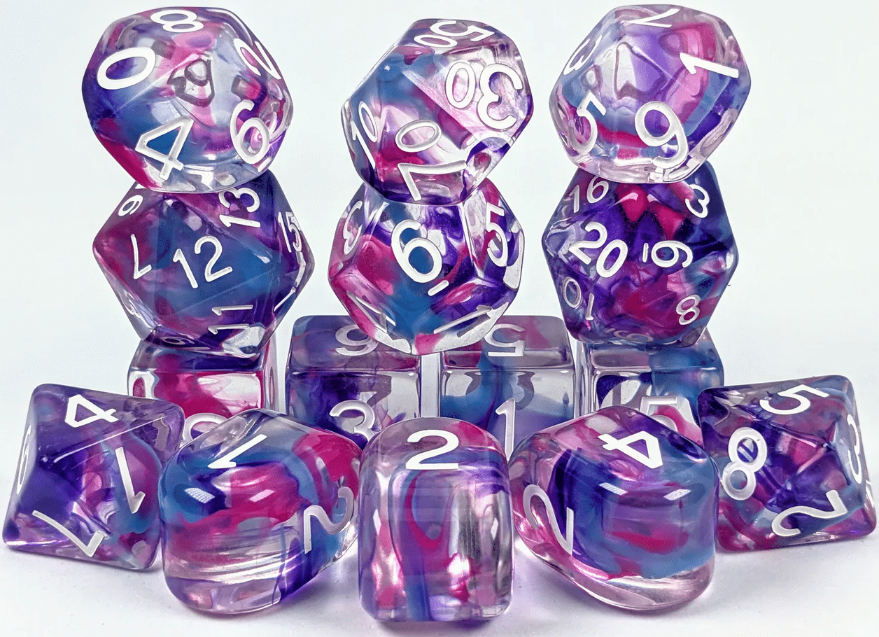 Role 4 Initiative Duchess' Decree 15 Piece RPG Dice Set image 0